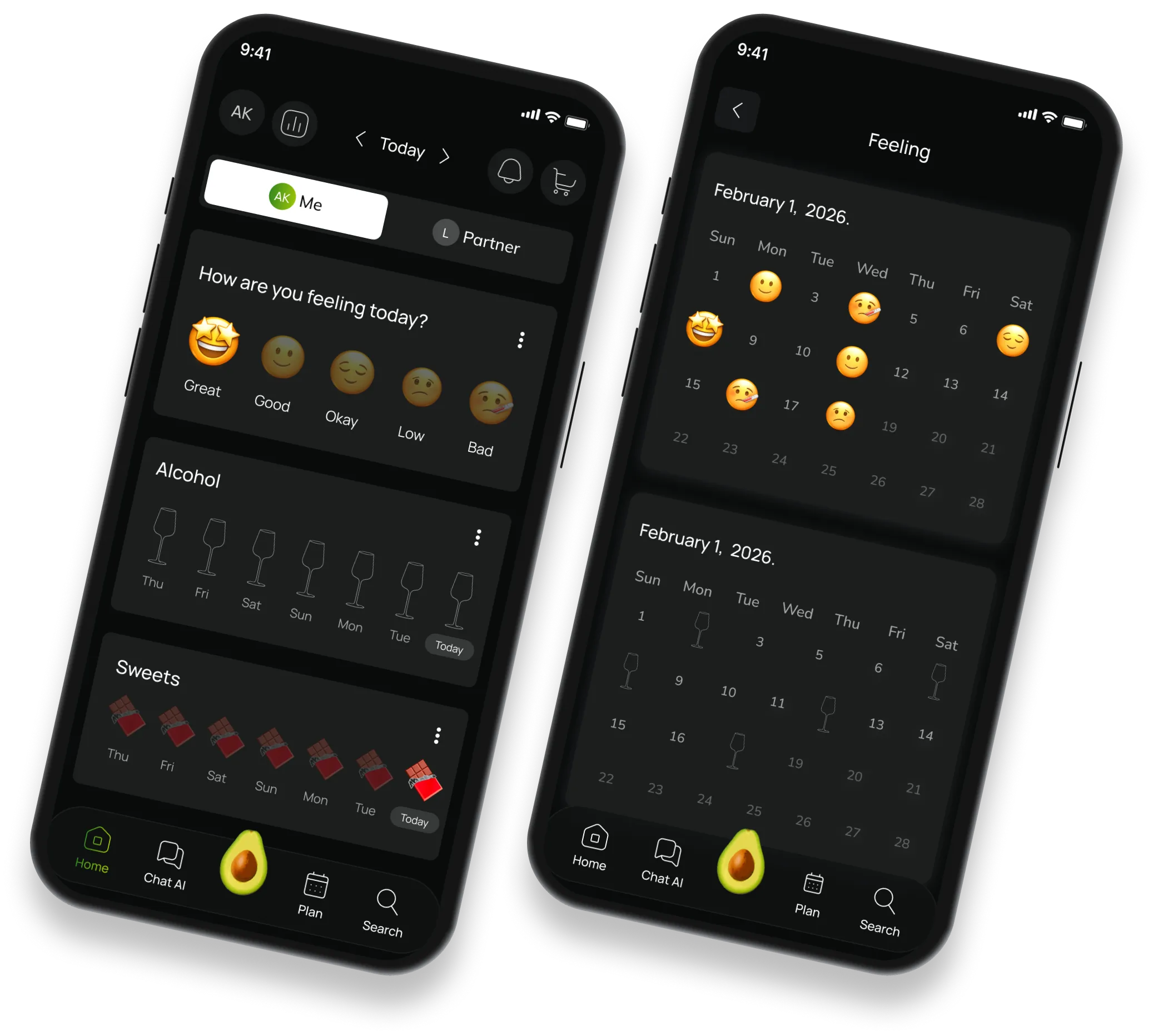 Tracking screens